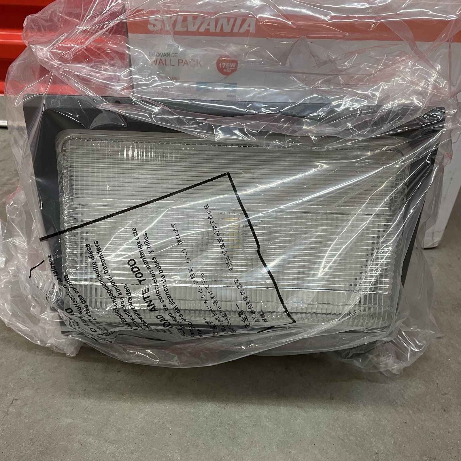 Sylvania 74217 Sylvania LEDVANCE 50W LED Wall Pack 4000K Bronze Photocontrol