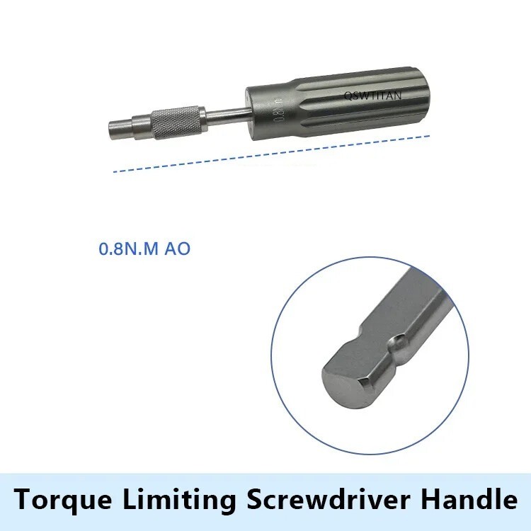 Torque Limiting Screwdriver Handle for Locking Screw 1pc Orthopedic Instruments Torque Limiting Screwdriver Handle for Locking Screw 1pc Orthopedic Instruments