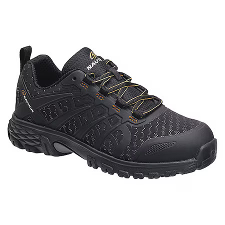 Nautilus Safety Footwear N1961 Women\'s Athletic Shoe, 10, Alloy Toe, Black, 1961