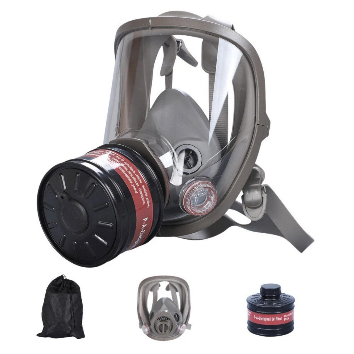 Gas Masks Survival Nuclear and Chemical, Gas Mask 40mm Activated Carbon Filter