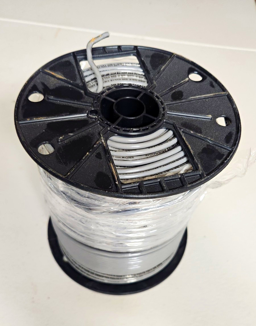 Southwire THHN/THWN-2 Stranded Copper Wire Gray PVC 100 ft 600V Oil Resist