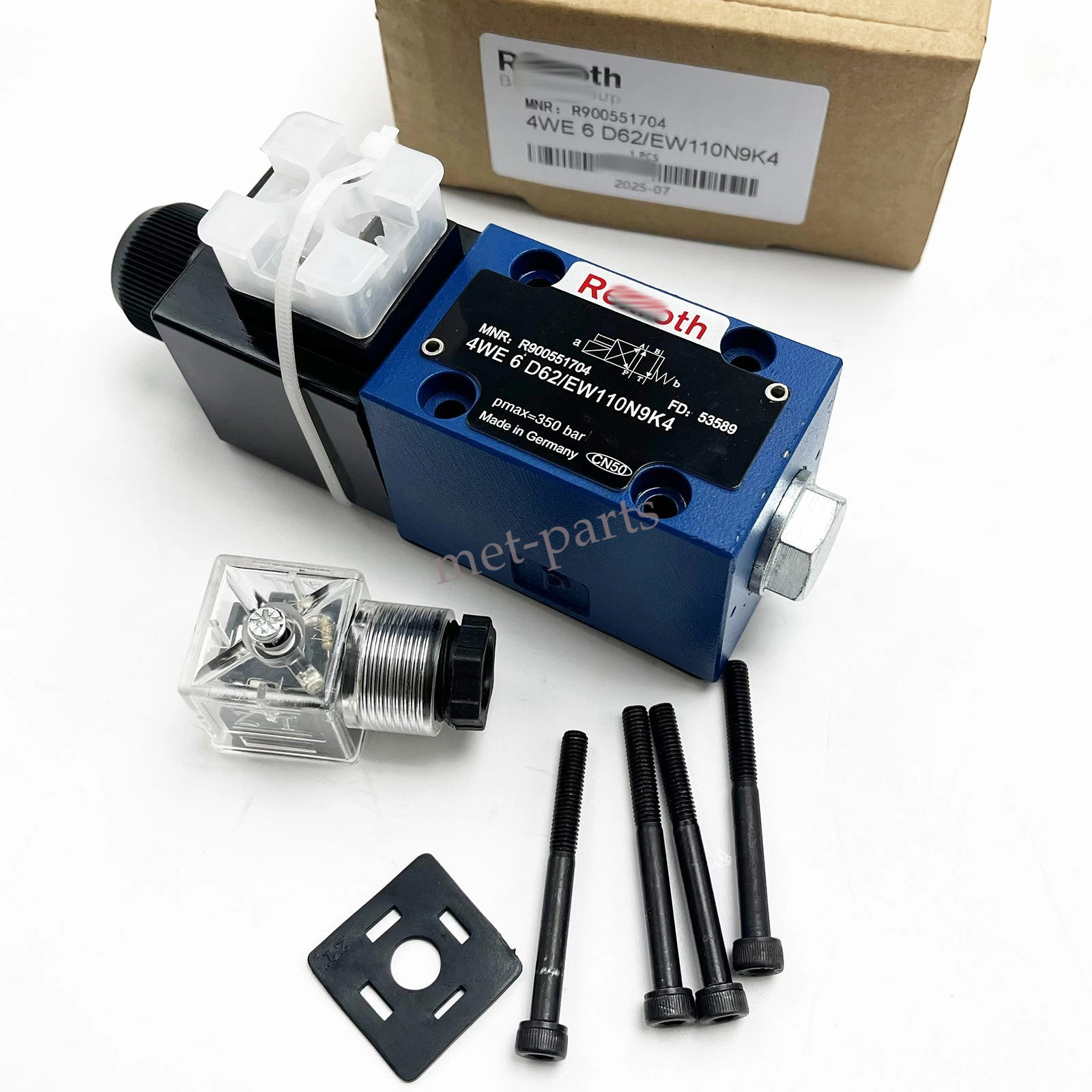 New R900551704 VALVE for REXROTH 4WE 6 D62/EW110N9K4 4WE6D62/EW110N9K4