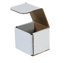 1-450 CHOOSE QUANTITY 3x3x3 Corrugated White Mailers Packing Boxes 3