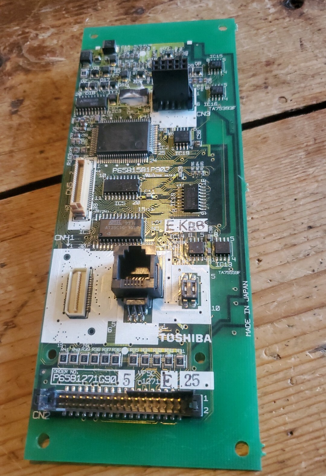 Toshiba P6581581P902 Drive Circuit Board PLC Card Toshiba P6581581P902 Drive Circuit Board PLC Card