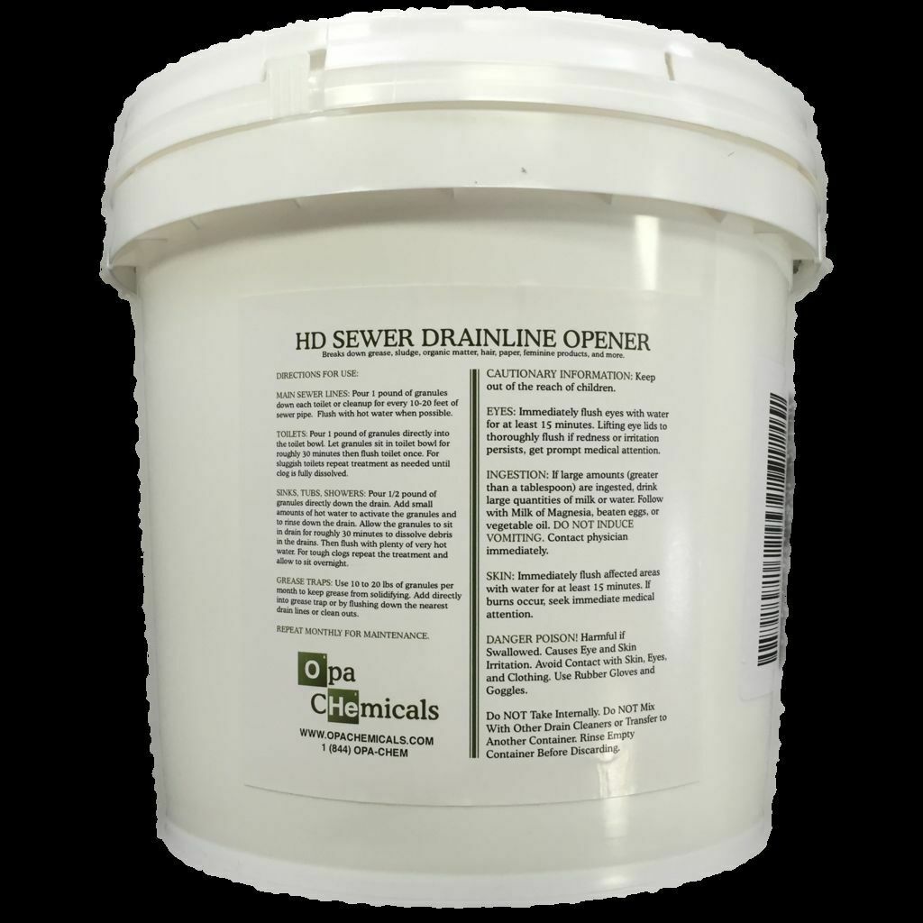 25 LBS DRAIN OPENER MAIN LINE CLEANER SEPTIC SEWER GRANULES 