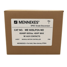 MENNEKES ME60SLP2A-M2 60A 600V 3-Pole Disconnect Switch NEMA 4X SS NEW picture