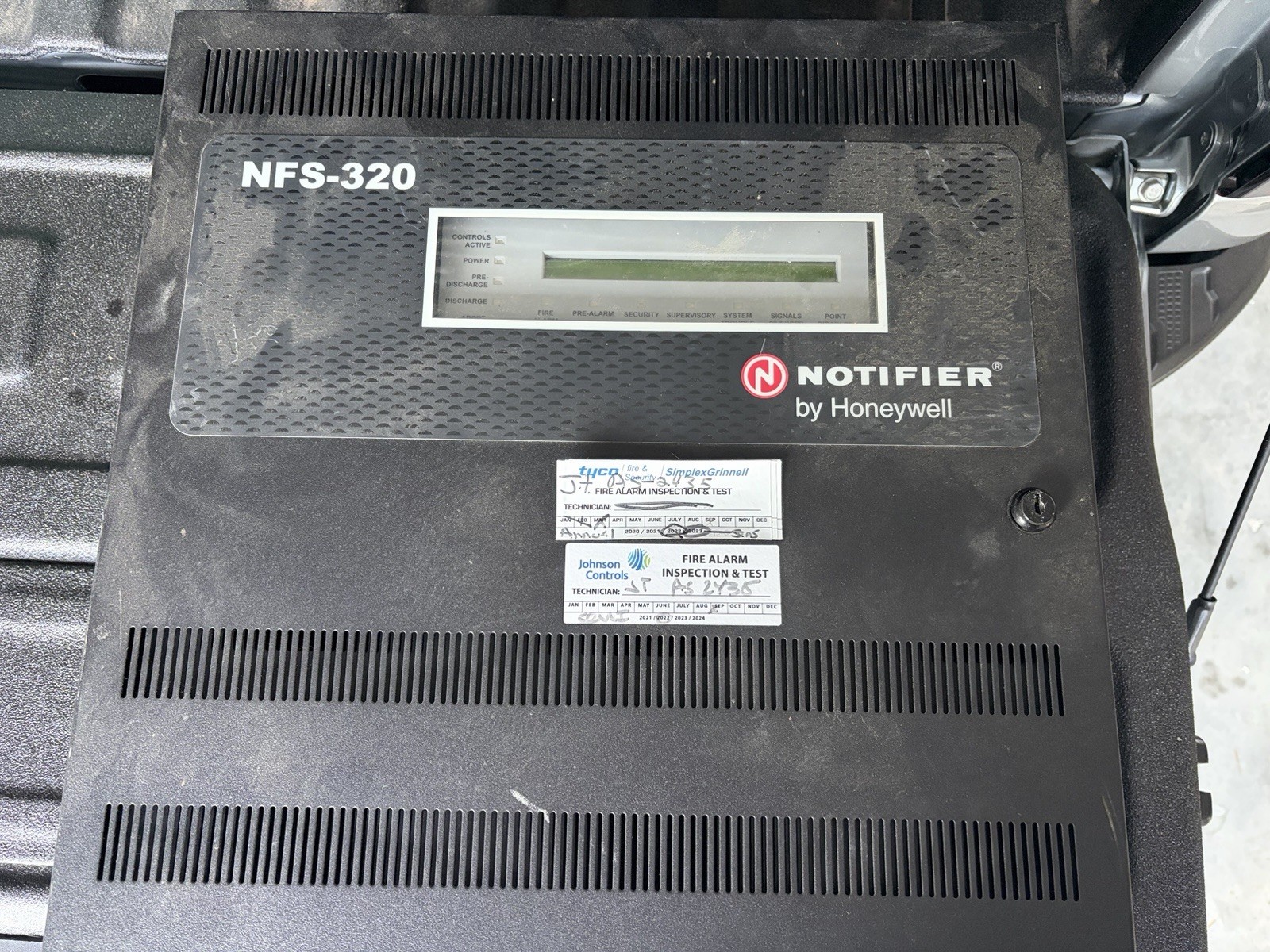Honeywell NFS 320 Fire alarm notifier panel - complete -with Manual, No Key