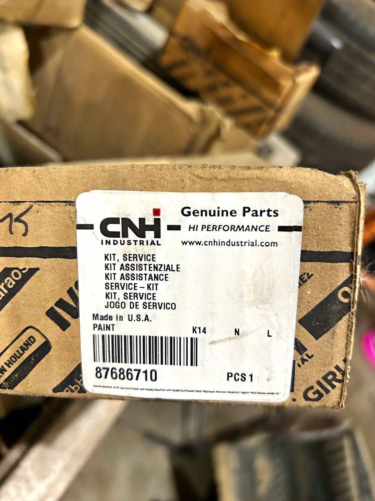 CNH Industrial Genuine Service Parts Kit 87686710 for CNH Heavy Equipment