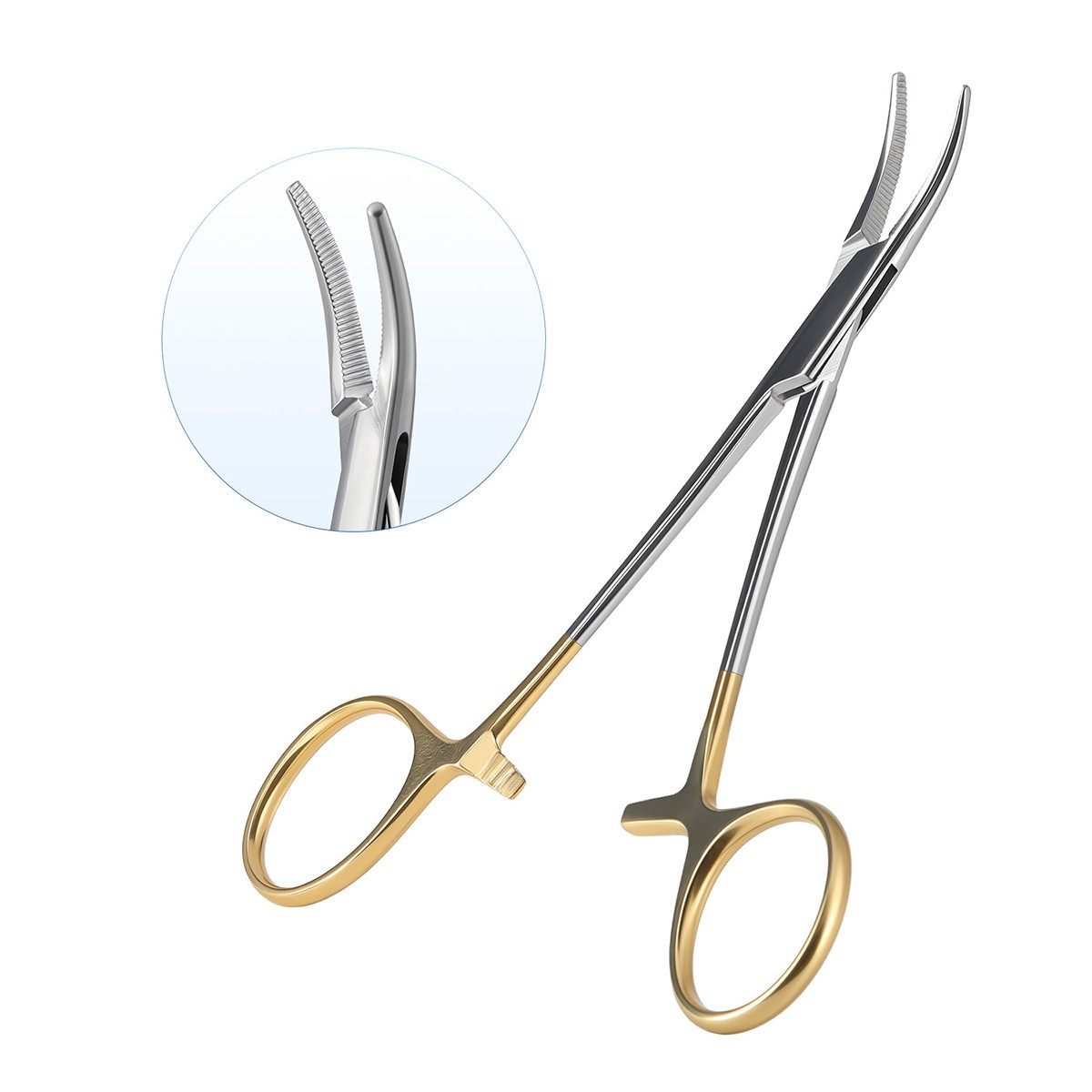 Medical Dental Hemostatic Forceps Surgical Scissors Straight/Curved Sharp Head