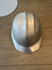 Vintage Bullard Hard Boiled Aluminum Safety Hard Hat + Liner ~ FOR DISPLAY ONLY picture
