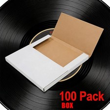 100Pcs Vinyl Record LP Shipping Mailing Boxes Record Mailers Album Paper BOX picture