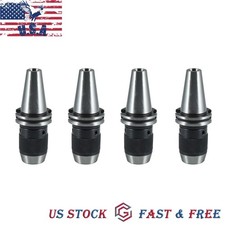 4pcs CAT40 Keyless Drill Chuck 1/2'' Fits On Haas CNC Easy Great Tool Holder picture