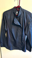 Chef Works Double Breasted Polycotton Long Sleeve Zip Chef Coat Womens M picture