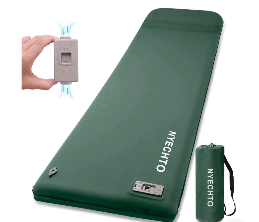 Self Inflating Sleeping Pad with Electric Pump, 3.14\