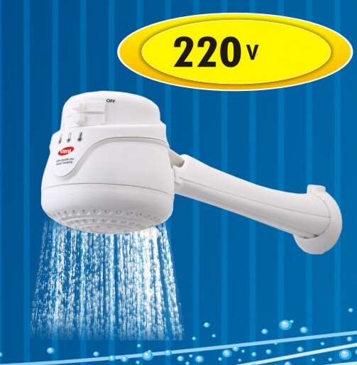LORENZETTI Electric Shower Head  , Instant Hot Water 220V - FREE ARM 