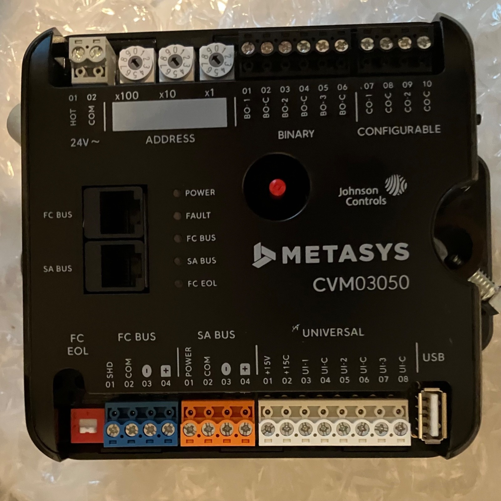 Johnson Controls Metasys M4-CVM03050-0 VAV Box Controller Actuator DPT MS/TP NEW