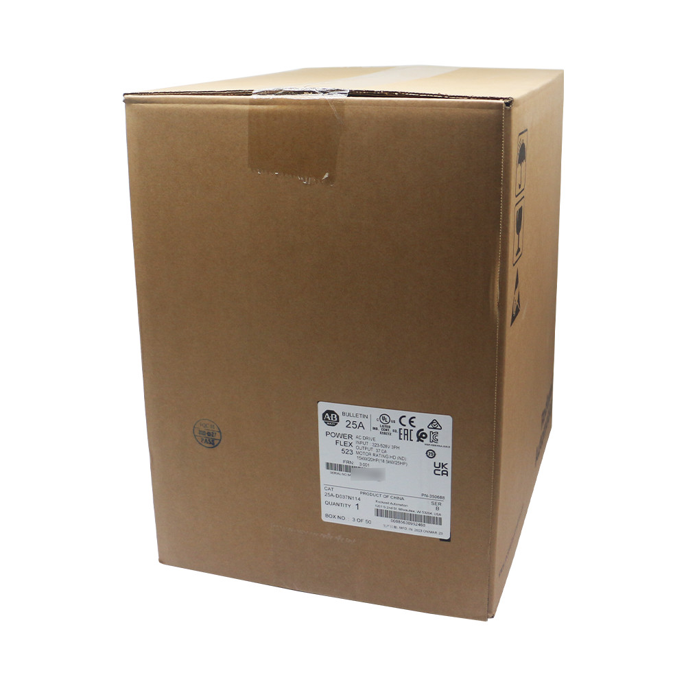 New 25A-D037N114 PowerFlex 523 18.5kW (25Hp) AC Drive Allen-Bradley