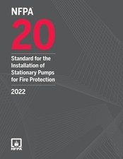 NFPA 20, Standard for the Installation of Stationary Pumps for Fire 2022 PB picture