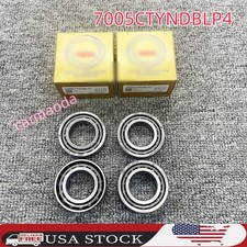 2 sets 4pcs 7005CTYNDBLP4 Abec-7 Super Precision Spindle Bearings For  USA picture