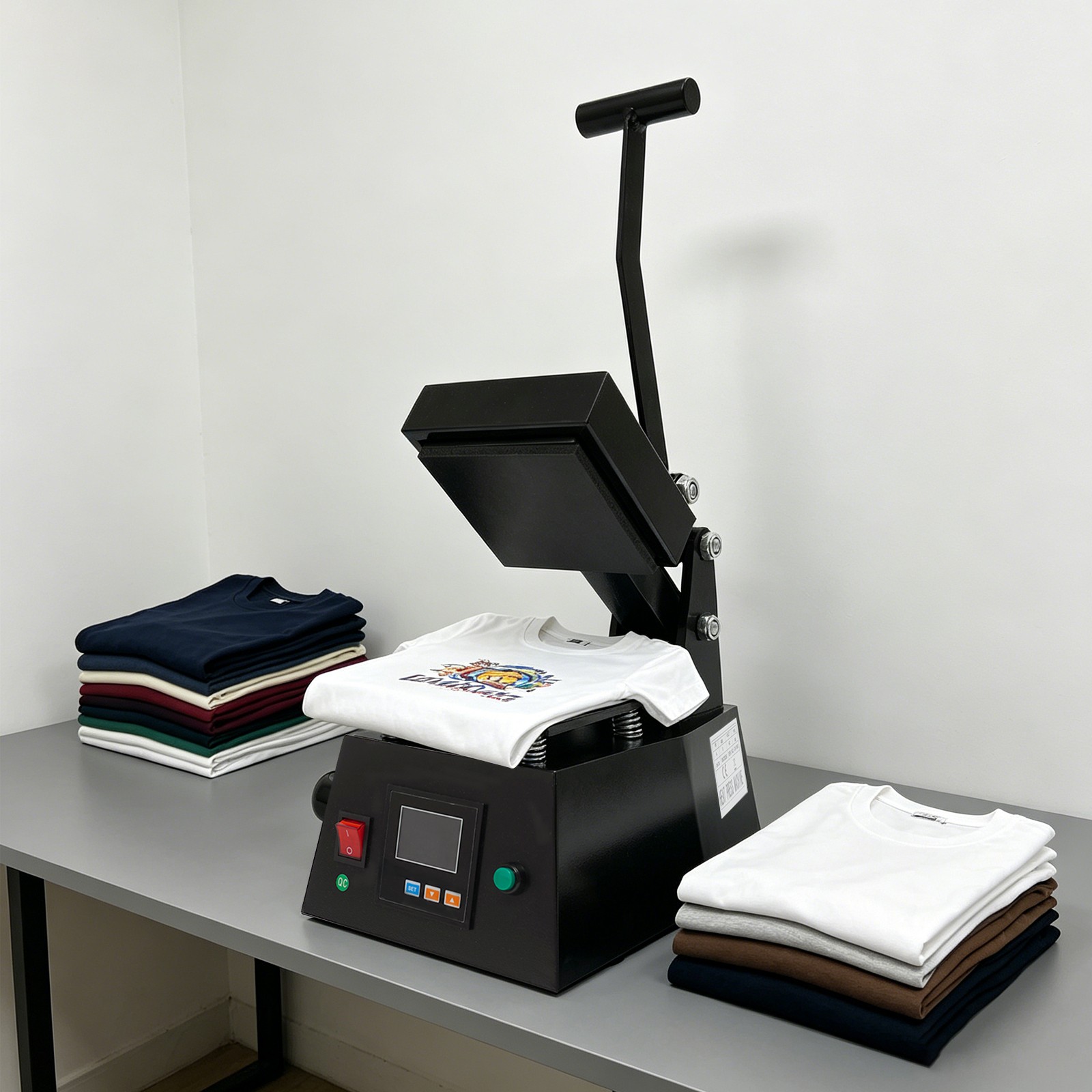 110V 600W Digital Heat Press | Single Heater Small Size DIY Sublimation Transfer