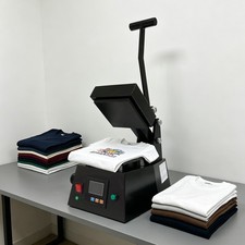 110V 600W Digital Heat Press | Single Heater Small Size DIY Sublimation Transfer picture