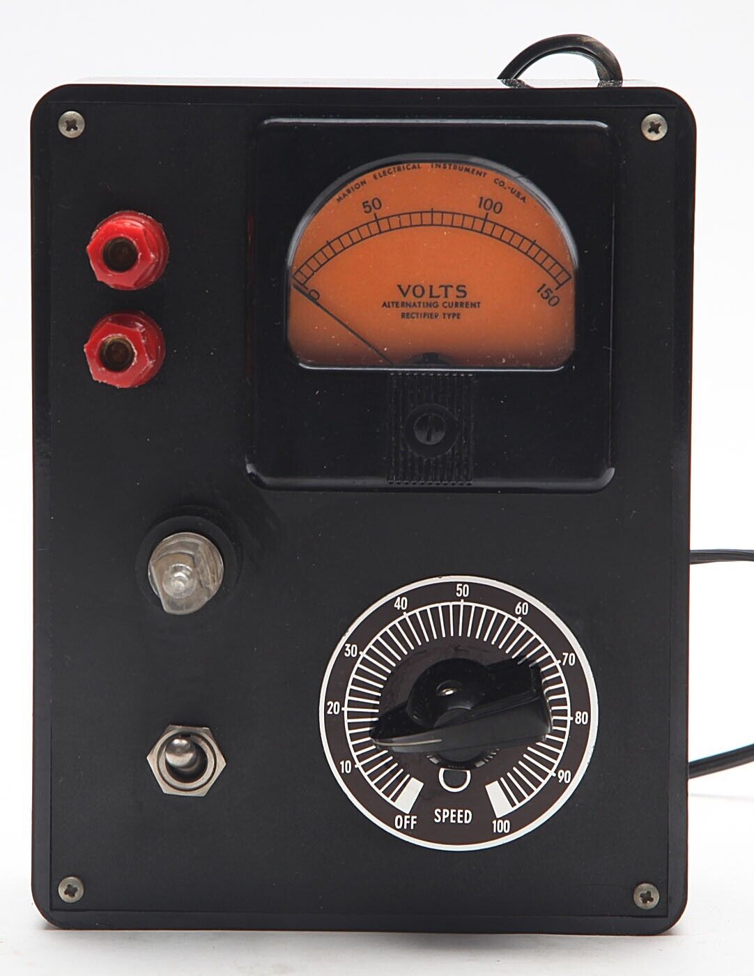 Vtg. Bakelite Marion  Electrical Co. 0-150 Volt Alternating Current Rectifier