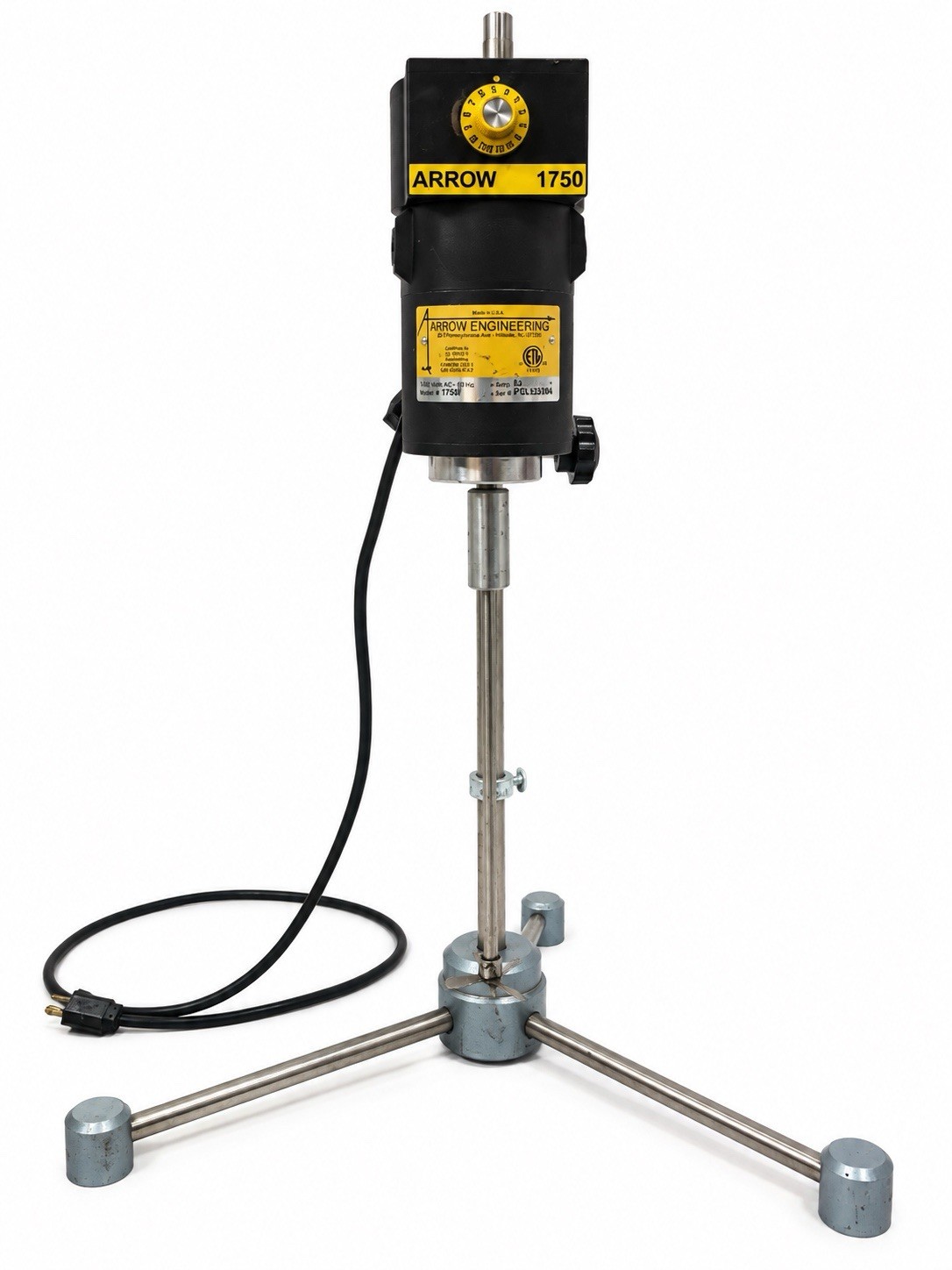Arrow Engineering 1750 Variable Speed Overhead Mixer Stirrer W/Heavy Duty Stand Arrow Engineering 1750 Variable Speed Overhead Mixer Stirrer W/Heavy Duty Stand