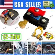 Car Battery Disconnect Isolator Cut Off Switch 12-24V Universal Battery Terminal picture