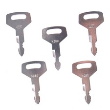 5Pcs Key K250 for Kobelco Kawasaki MDI-Yutani New Holland Case Excavator Loader picture