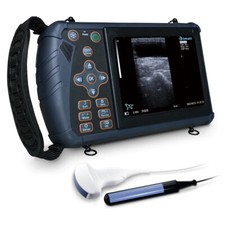 DAWEI Professional Veterinary Ultrasound Machine with rectal or convex probe picture