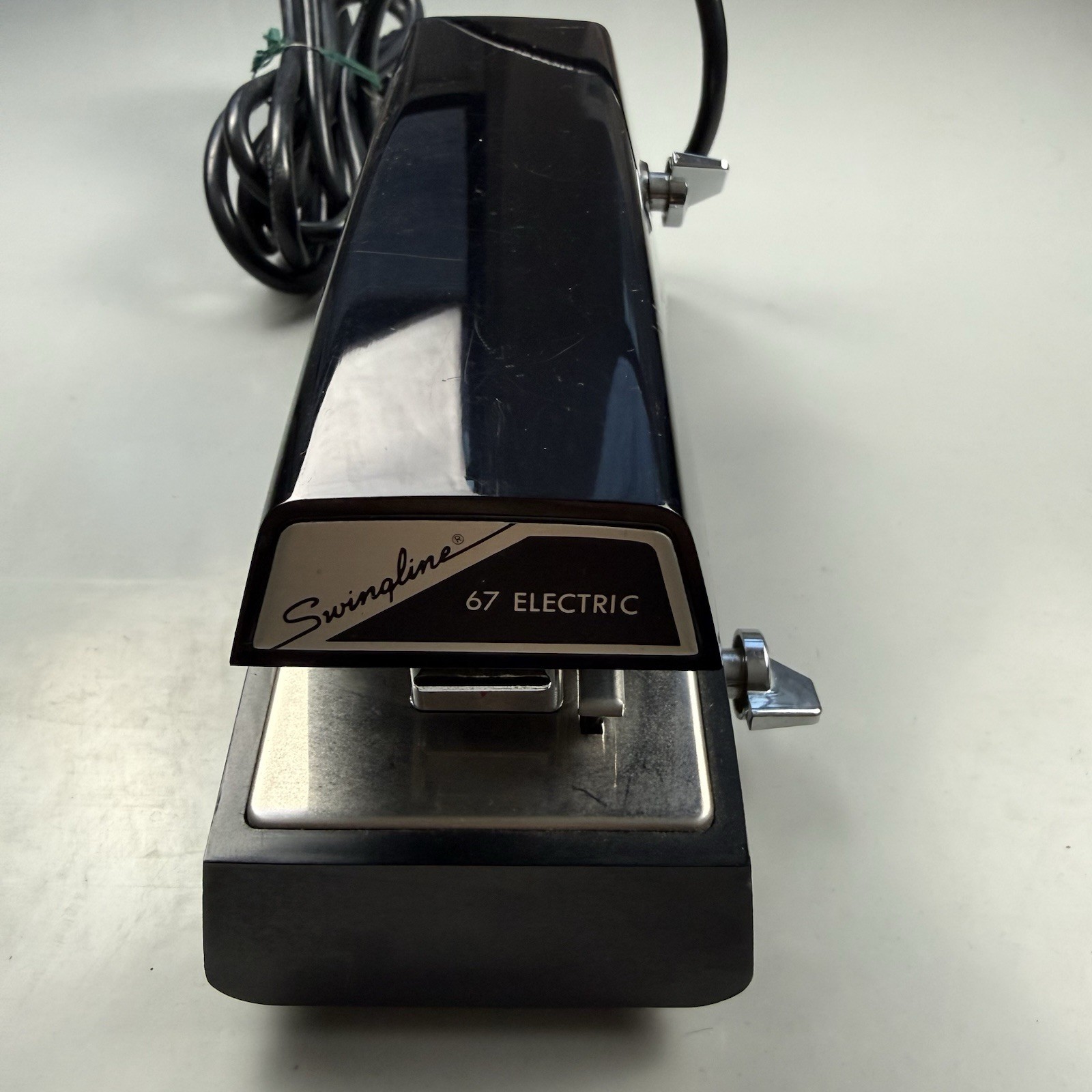 vintage 80s Swingline Model 67 Electric Stapler MADE IN JAPAN Black TESTED