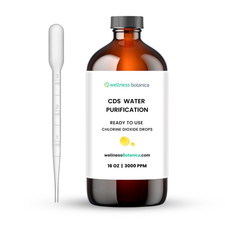 CDS Water Purification Solution 500ml 16oz 100% Pure Ready to Use Drops (Glass) picture