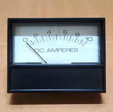 Prime DC Amperes Analog Panel Meter Ammeter Gauge 0-10A Model/MPN DC AMPERES picture
