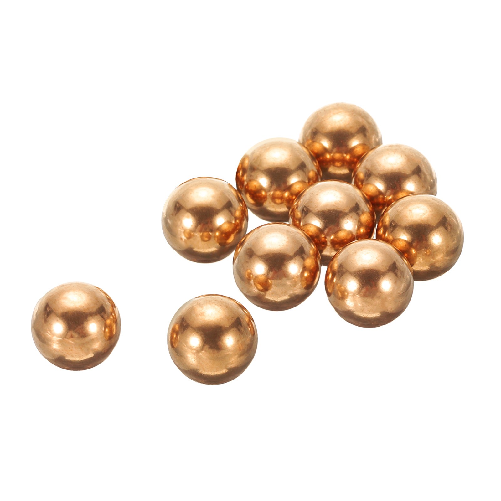 10Pcs Precision Solid Copper Bearing Balls 12mm Pure Copper Ball T2