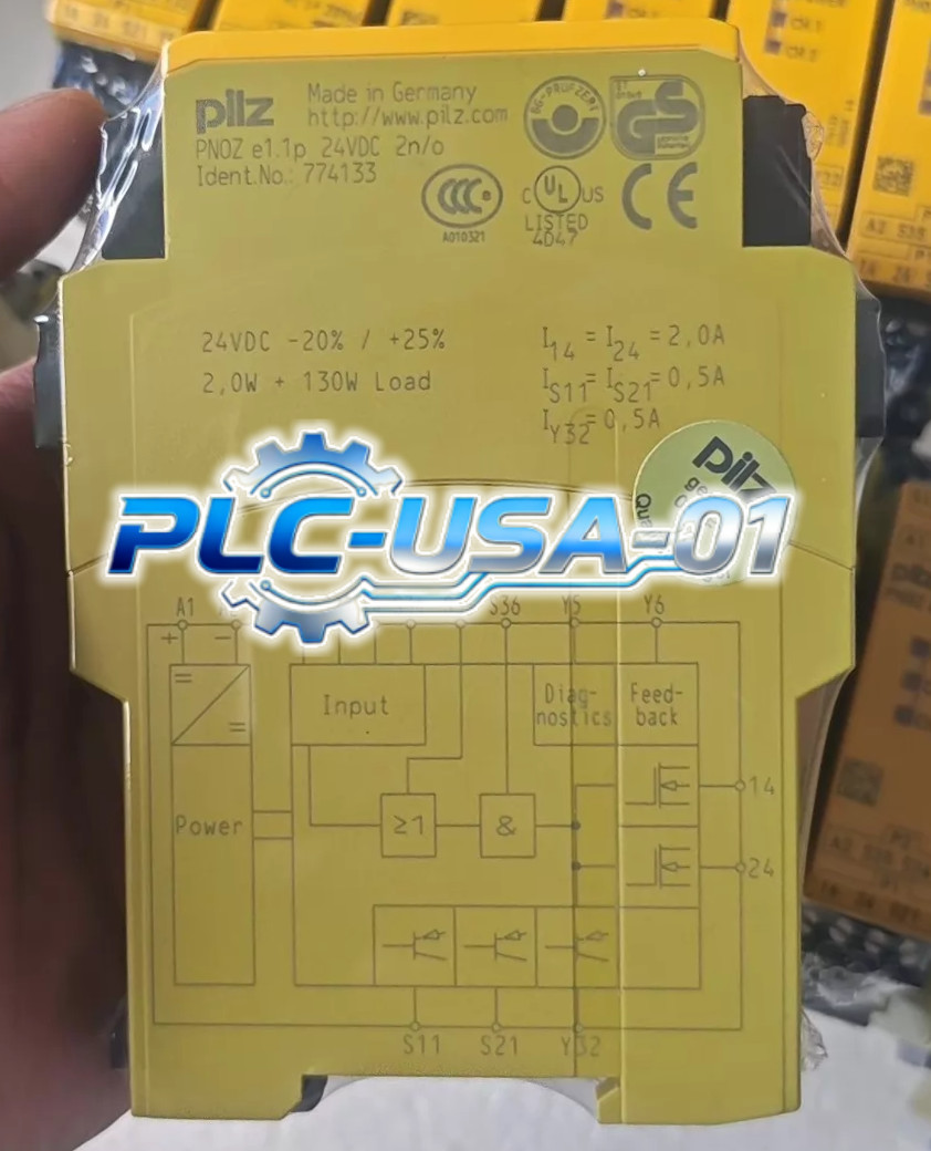 1PCS Brand New Pilz 774133 24VDC 2SO Safety Relay 774133  Deliver quickly