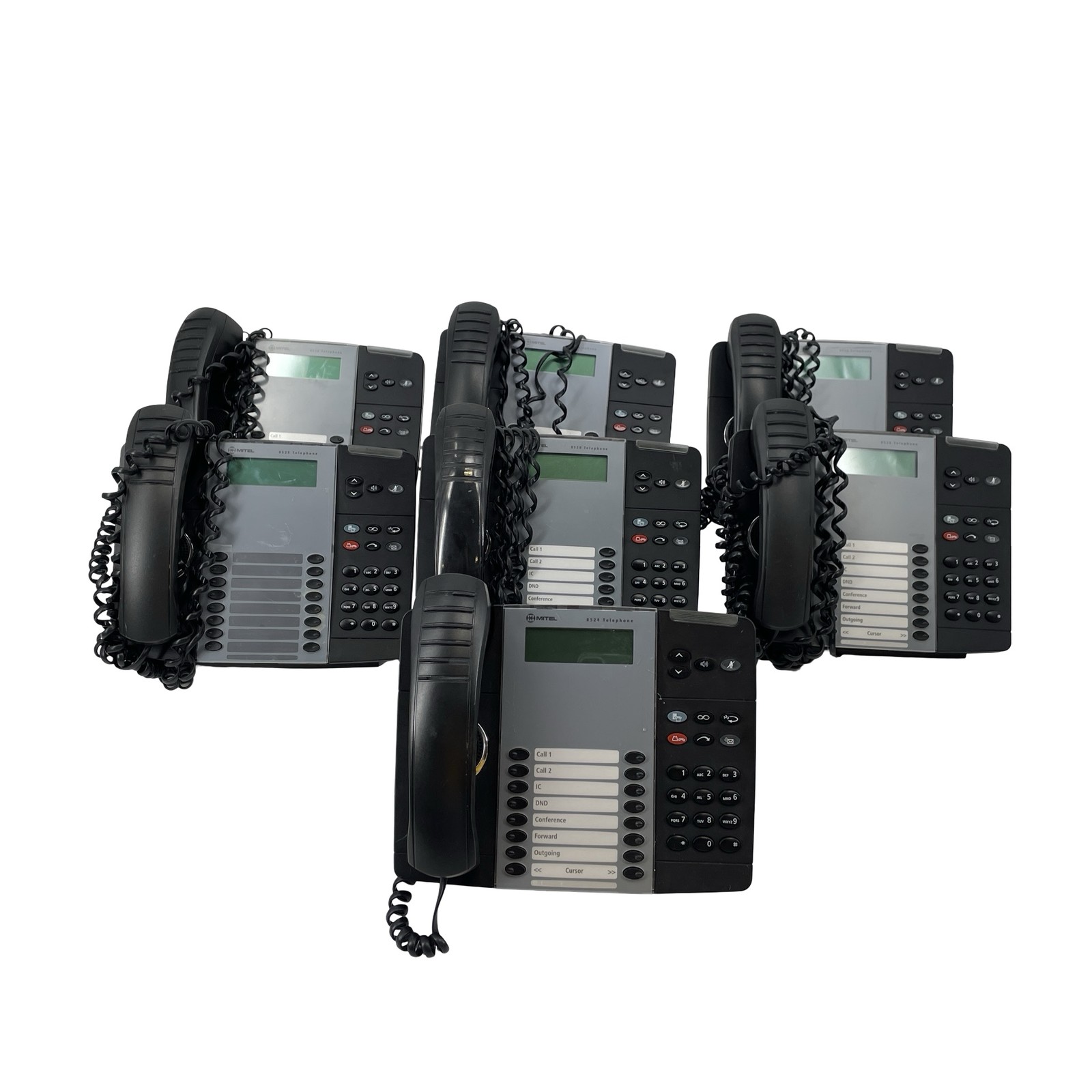 Lot of 7 Mitel 8528 Corded Office Desk Business Phones - 50006122 #L3402