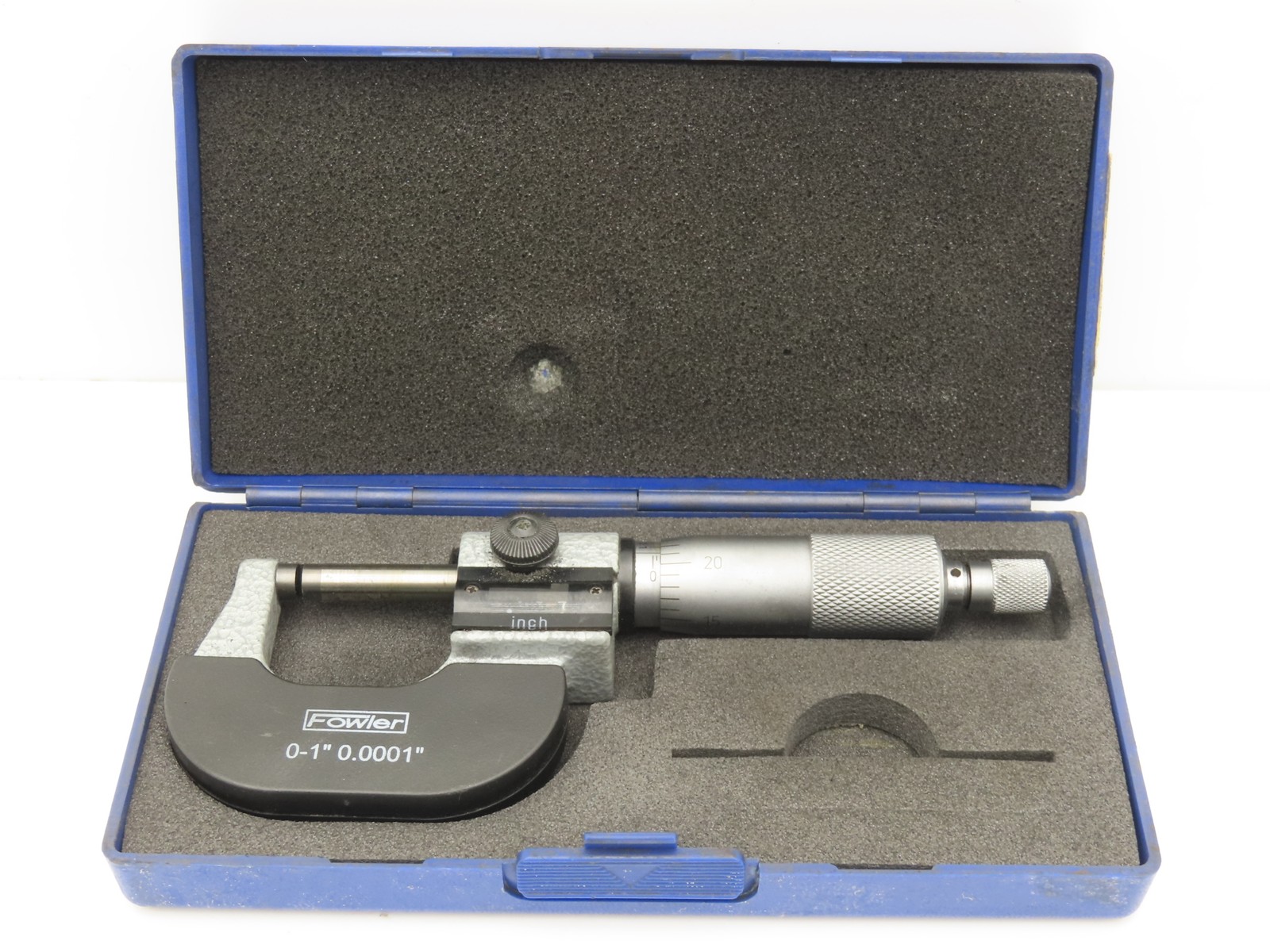 Fowler 52-224-001-1 Mechanical Digit Counter Micrometer 0-1