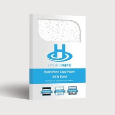 Waterproof Paper - Hydronote 54lb Multipurpose Copy Paper 8.5” x 11”, Bulk Wh... picture