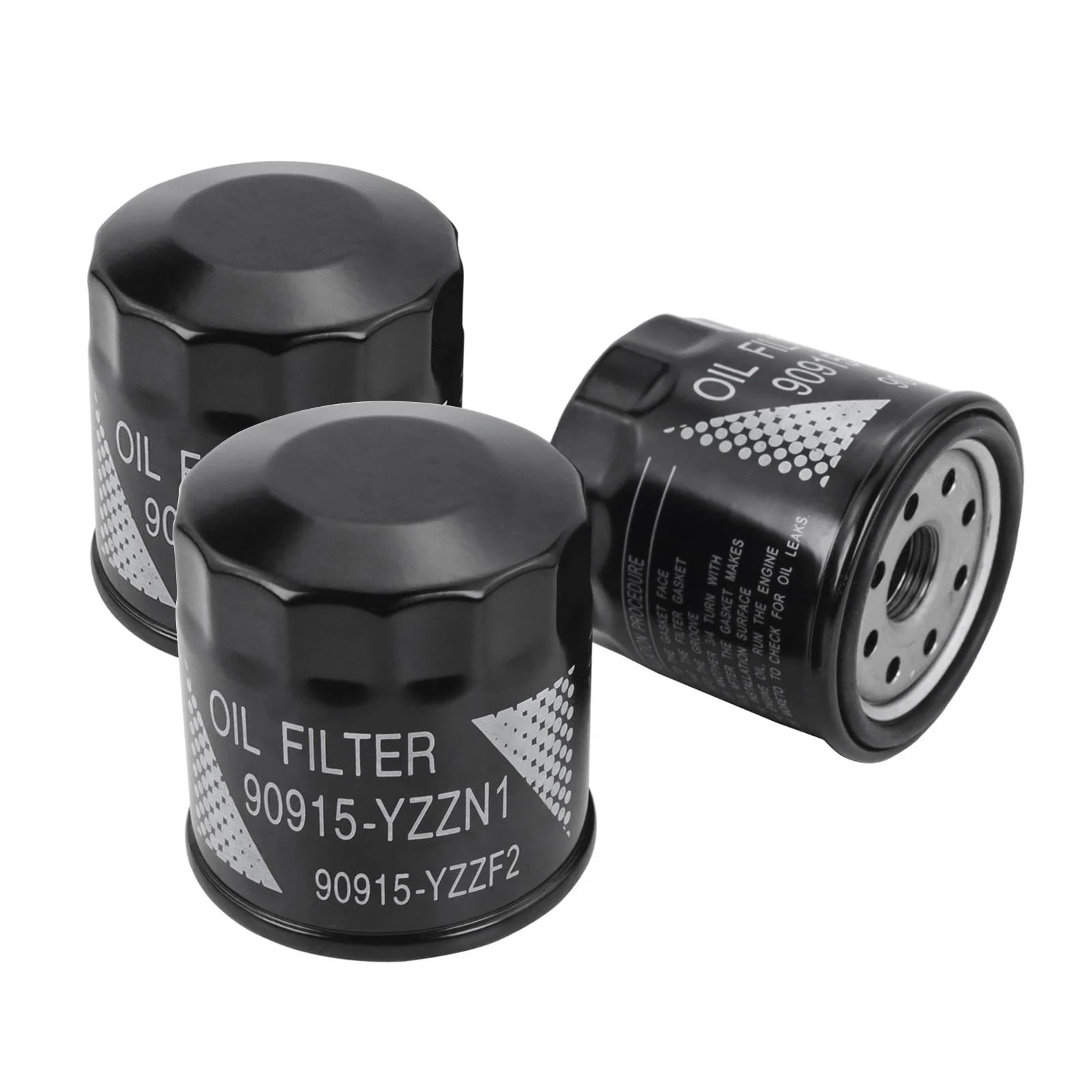 3X Kefly 90915-YZZF2 Engine Oil Filters 90915-YZZN1 Fits Many Toyota Cars