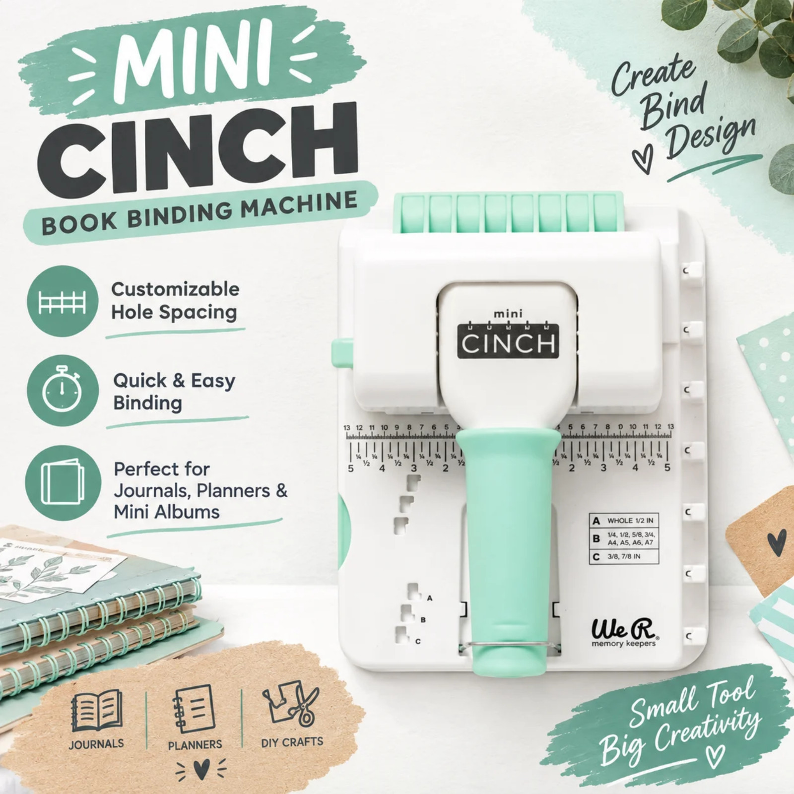 We R Memory Keepers The Cinch Book Binding Tool Machine We R Memory Keepers The Cinch Book Binding Tool Machine