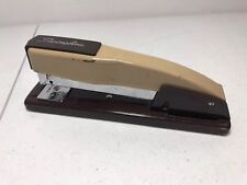 Vintage SWINGLINE Stapler Model 444 Desktop Stapler Tan Brown  picture