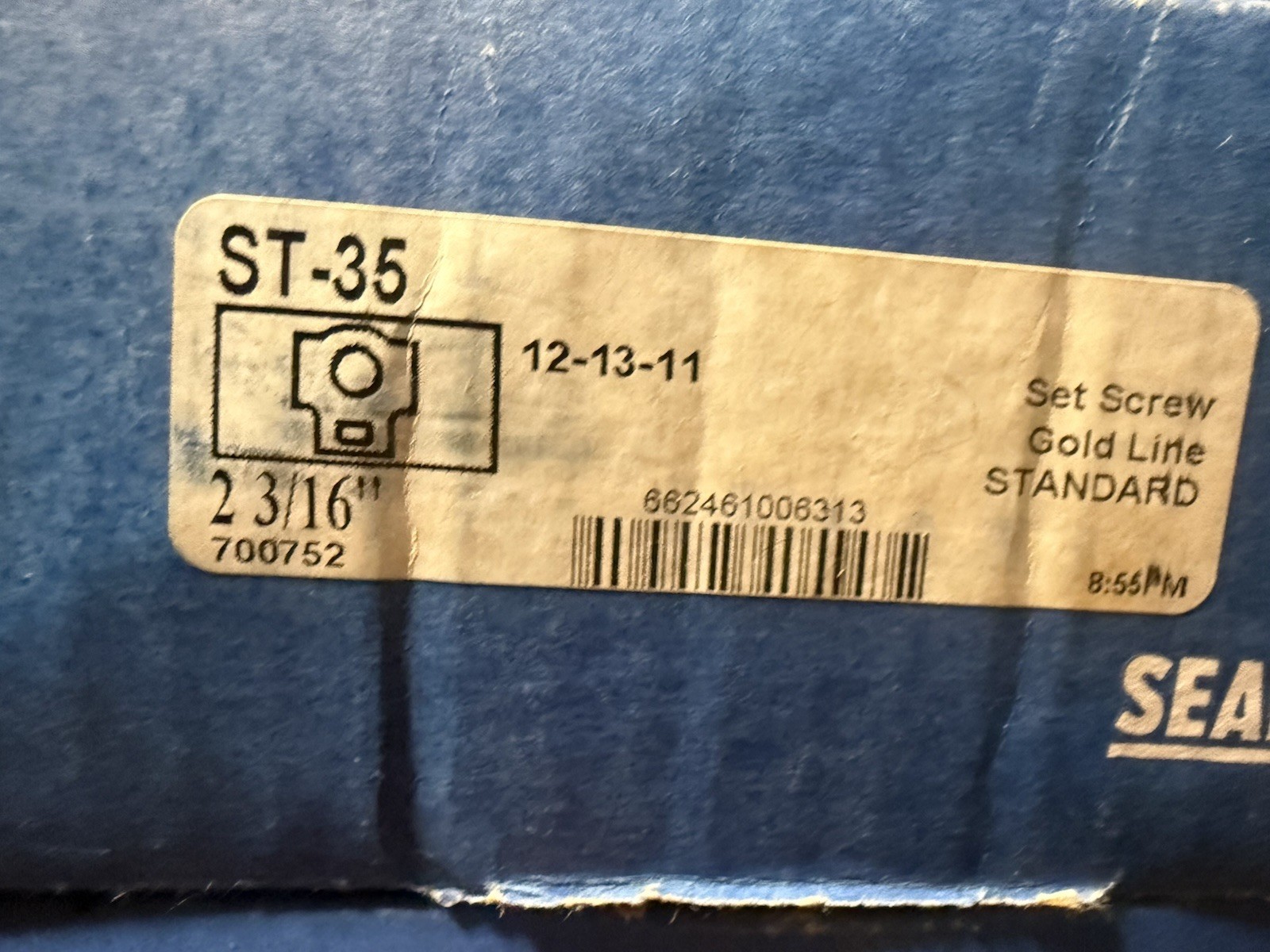 ST-35 Sealmaster Take Up Bearing 2-3/16”