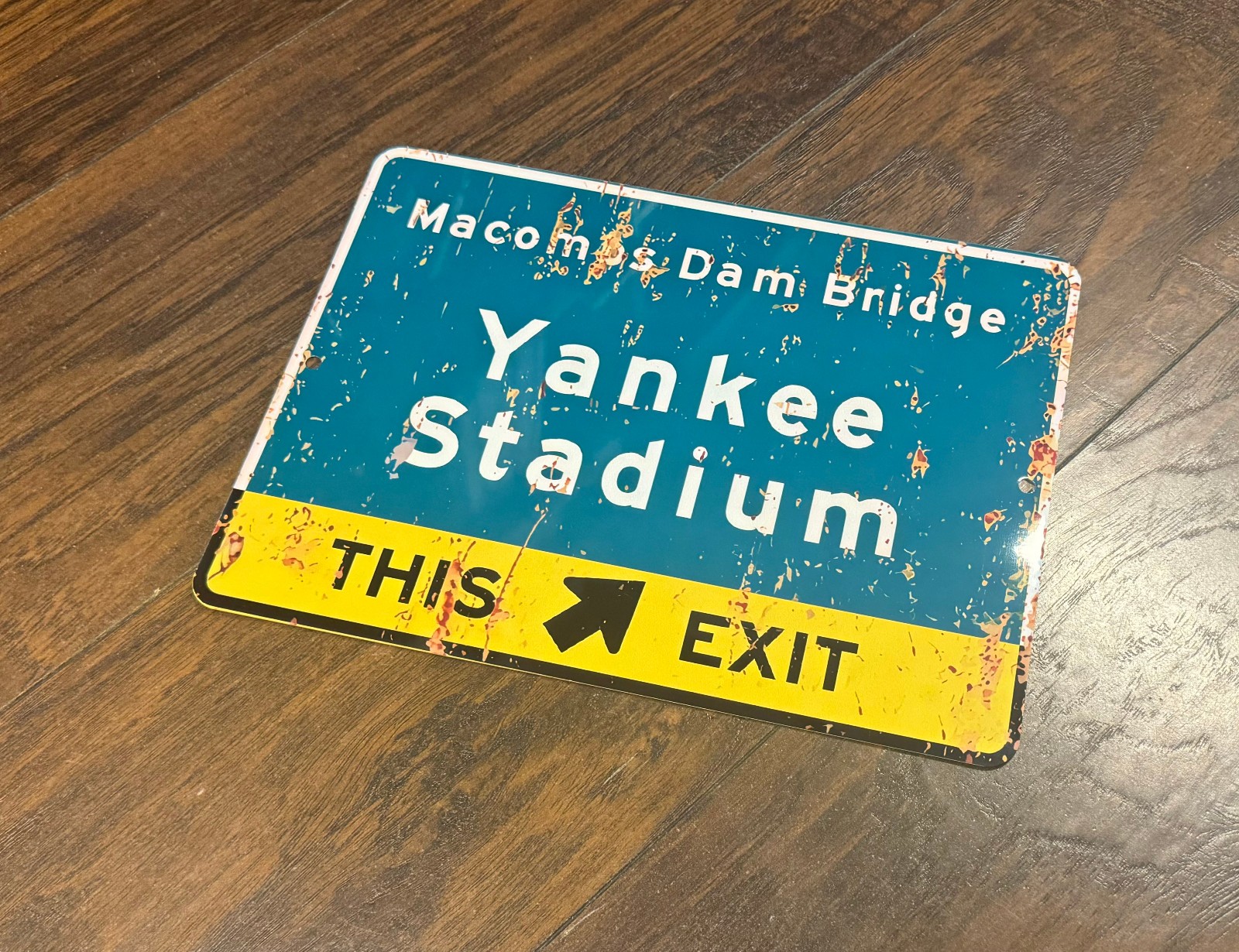 Mini Interstate Sign - New York i278 YANKEE STADIUM, New York, baseball, décor