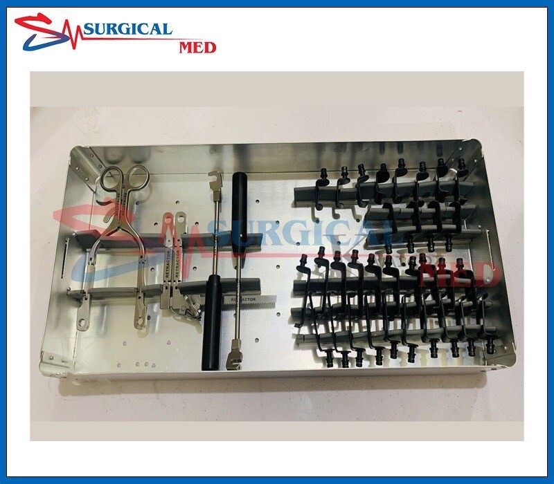 RADIOLUCENT PEEK CERVICAL RETRACTOR SYSTEM Stainless Steel Blades
