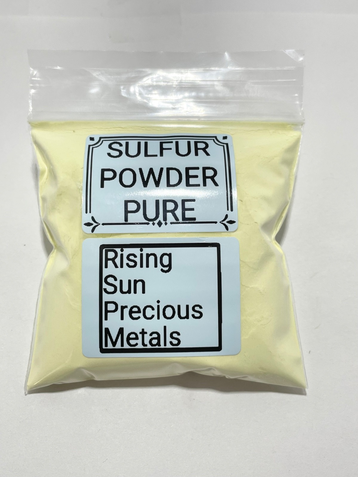 Pure Sulfur Powder Elemental Crystalline - Precious Metal Smelting Flux