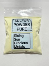 Pure Sulfur Powder Elemental Crystalline - Precious Metal Smelting Flux picture