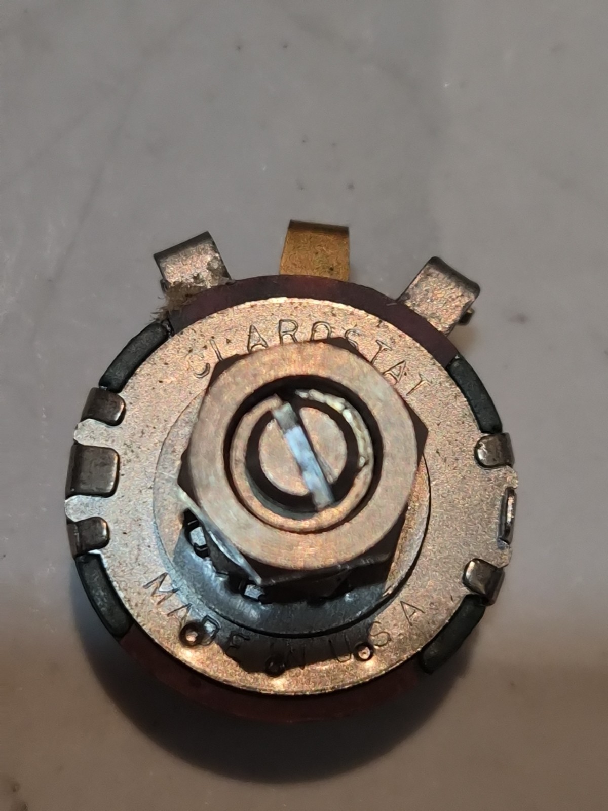 CLAROSTAT  Potentiometer PN RA20LASB153A, 15K Ohm, 2W, +/-10%, NOS.