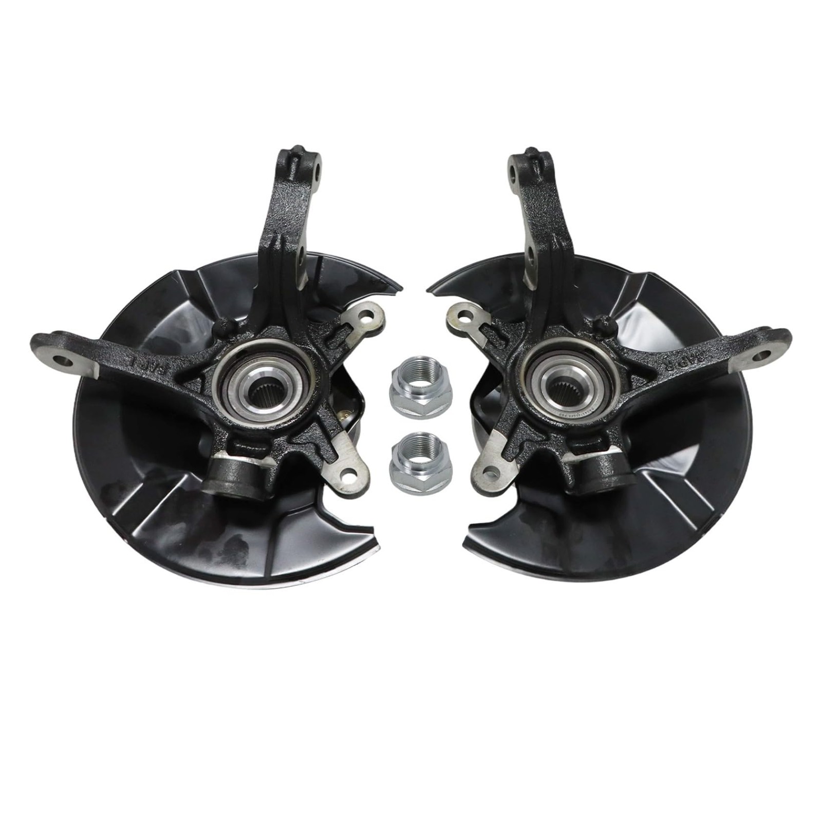 2PCS Front Steering Knuckle & Hub Bearing Assembly Compatible with Honda