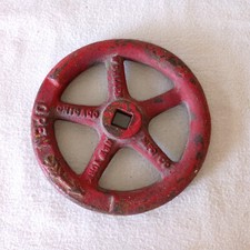 W.D. Allen Mfg Co Cast Iron Valve Handle Wheel Vintage 1950s Chicago New York picture