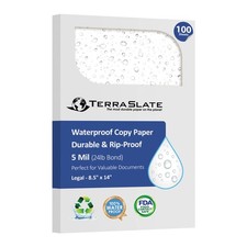 TerraSlate Waterproof Rip-Proof Paper 5 Mil 8.5